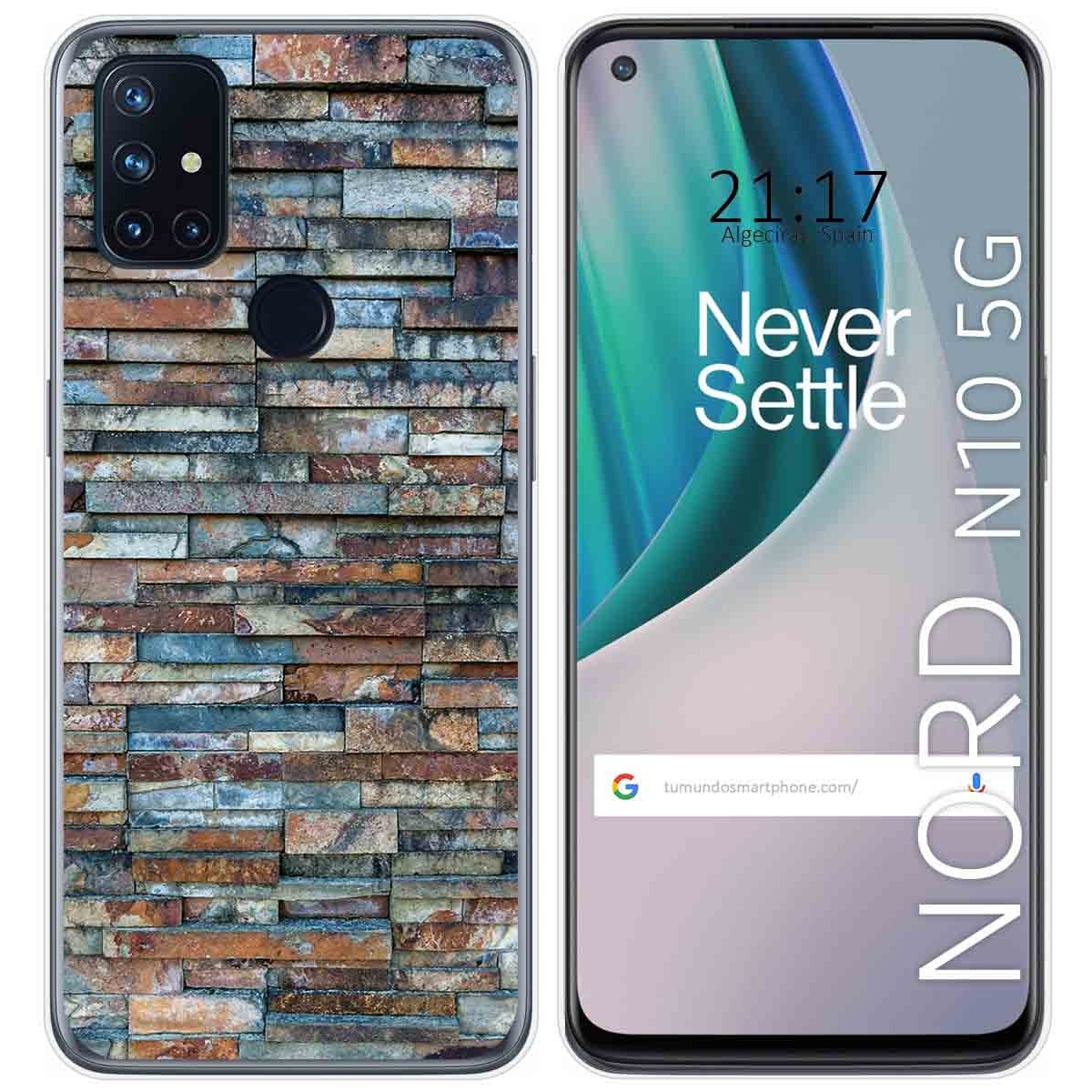 Funda Gel Tpu para Oneplus Nord N10 5G diseño Ladrillo 05 Dibujos