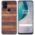 Funda Gel Tpu para Oneplus Nord N10 5G diseño Madera 03 Dibujos