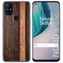 Funda Gel Tpu para Oneplus Nord N10 5G diseño Madera 05 Dibujos