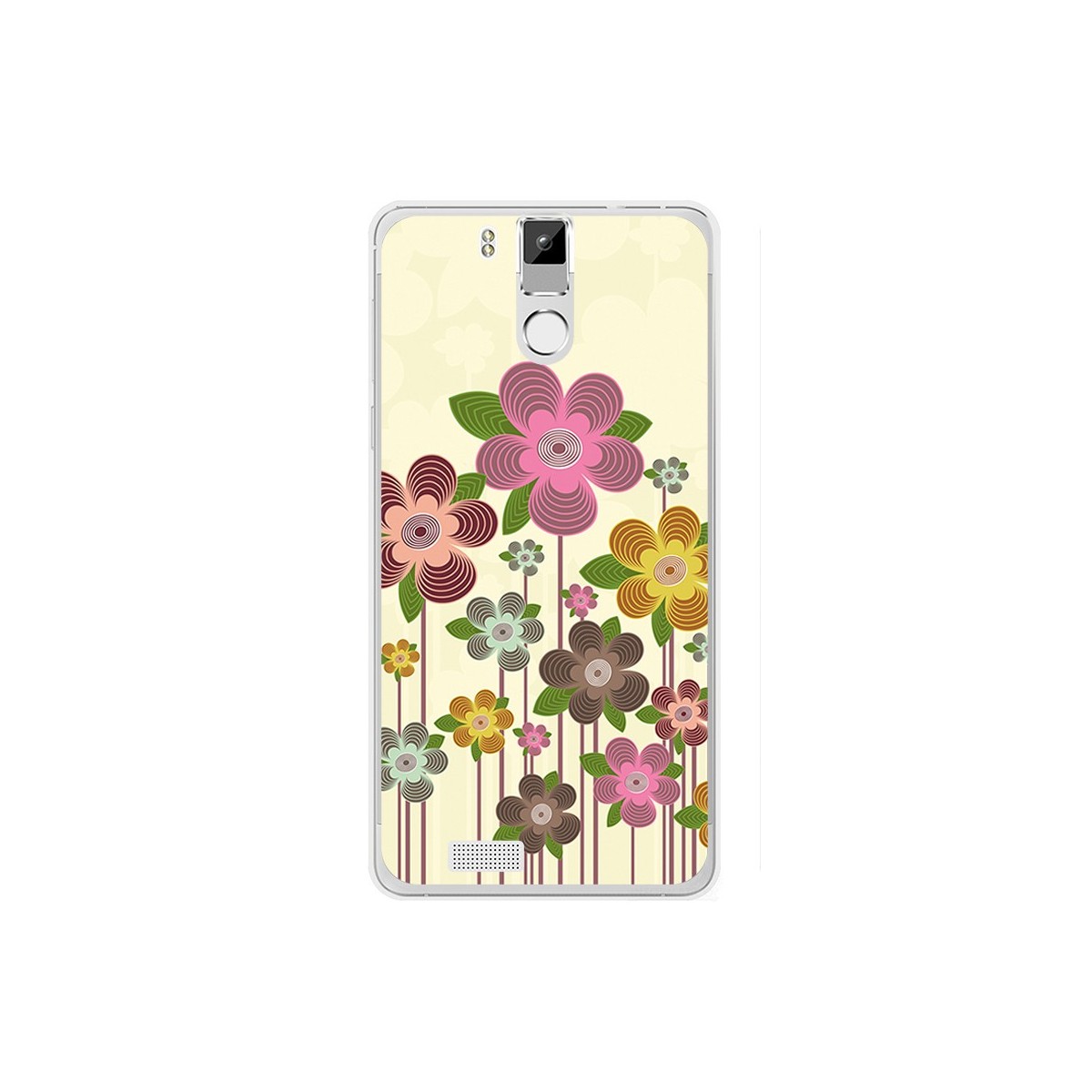 Funda Gel Tpu para Oukitel K6000 / K6000 Pro Diseño Primavera En Flor  Dibujos