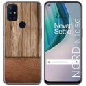 Funda Gel Tpu para Oneplus Nord N10 5G diseño Madera 09 Dibujos
