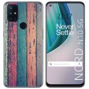 Funda Gel Tpu para Oneplus Nord N10 5G diseño Madera 10 Dibujos