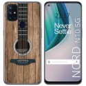 Funda Gel Tpu para Oneplus Nord N10 5G diseño Madera 11 Dibujos