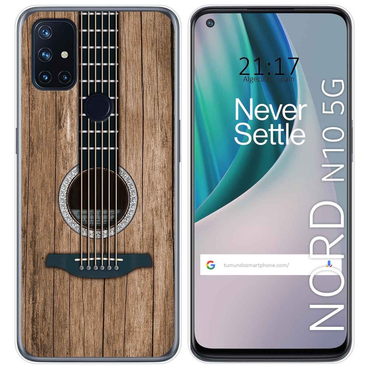Funda Gel Tpu para Oneplus Nord N10 5G diseño Madera 11 Dibujos