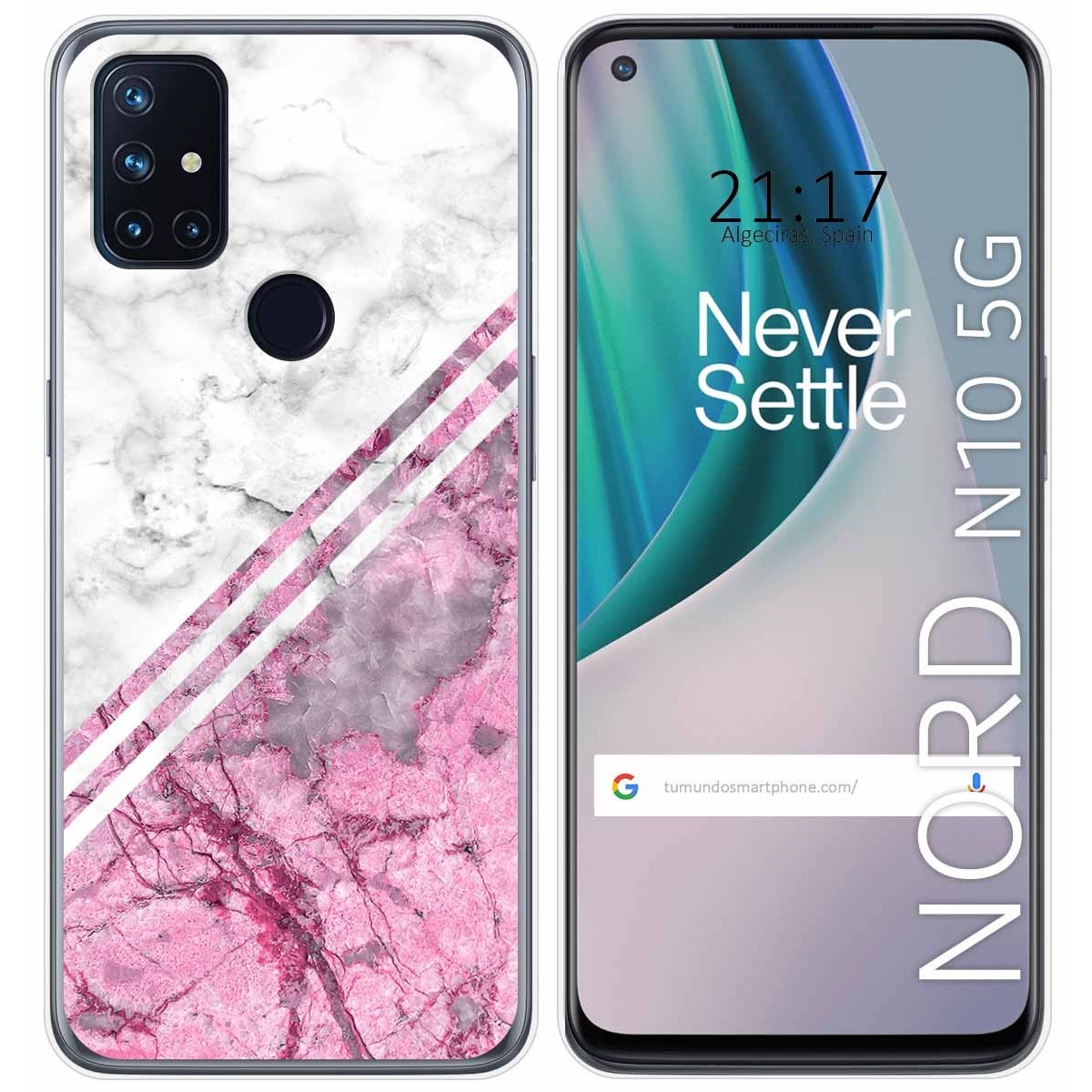 Funda Gel Tpu para Oneplus Nord N10 5G diseño Mármol 03 Dibujos