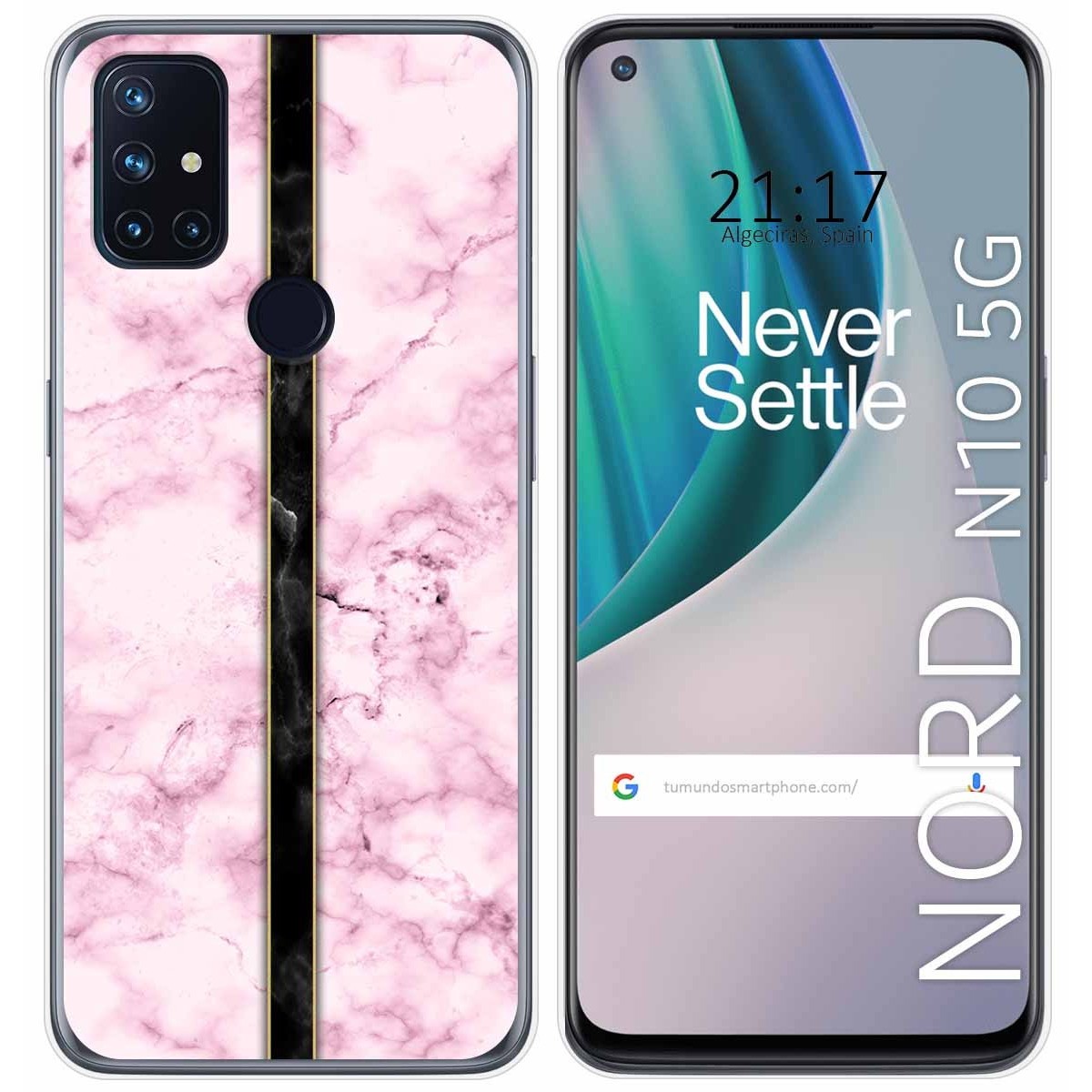 Funda Gel Tpu para Oneplus Nord N10 5G diseño Mármol 04 Dibujos