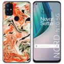 Funda Gel Tpu para Oneplus Nord N10 5G diseño Mármol 12 Dibujos