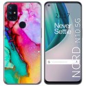 Funda Gel Tpu para Oneplus Nord N10 5G diseño Mármol 15 Dibujos