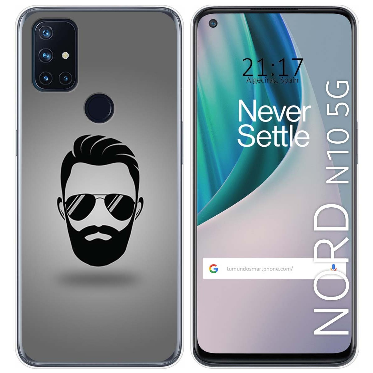 Funda Gel Tpu para Oneplus Nord N10 5G diseño Barba Dibujos