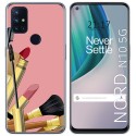 Funda Gel Tpu para Oneplus Nord N10 5G diseño Brochas Dibujos