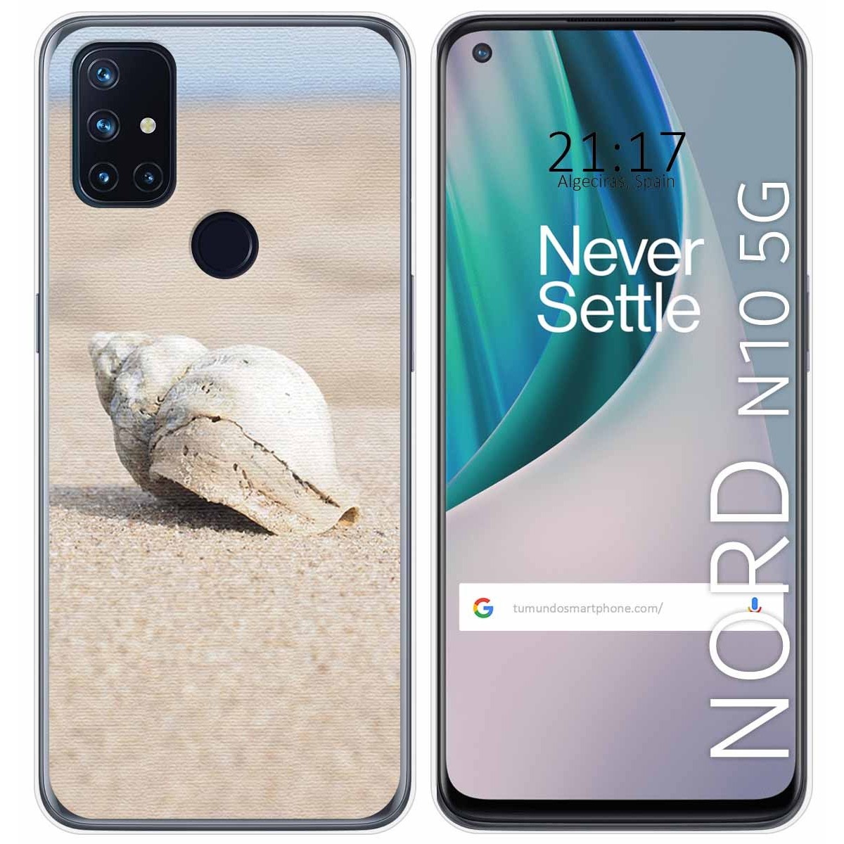 Funda Gel Tpu para Oneplus Nord N10 5G diseño Concha Dibujos