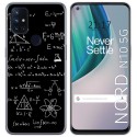 Funda Gel Tpu para Oneplus Nord N10 5G diseño Formulas Dibujos