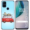 Funda Gel Tpu para Oneplus Nord N10 5G diseño Furgoneta Dibujos