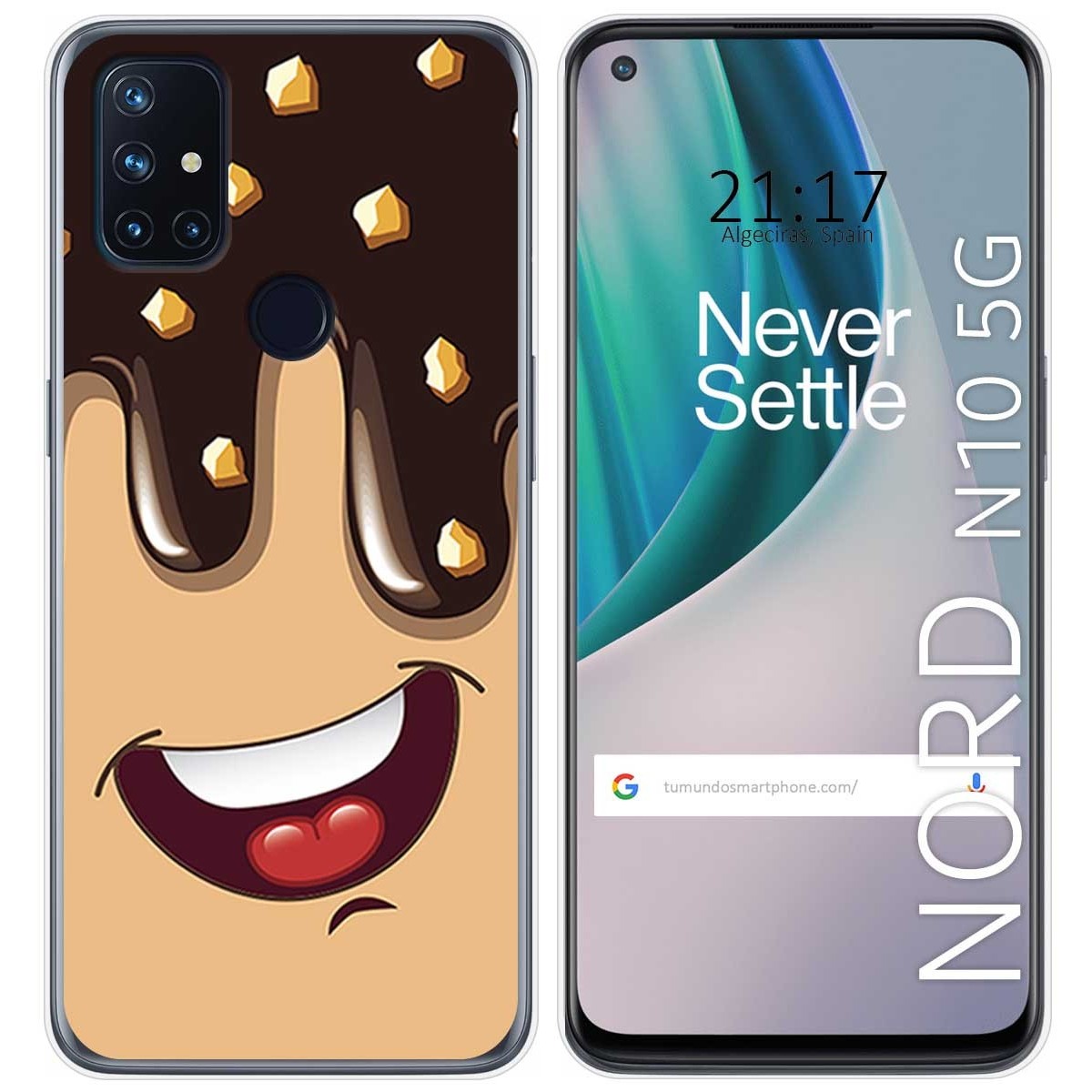 Funda Gel Tpu para Oneplus Nord N10 5G diseño Helado Chocolate Dibujos