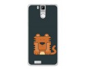 Funda Gel Tpu para Oukitel K6000 / K6000 Pro Diseño Tigre Dibujos