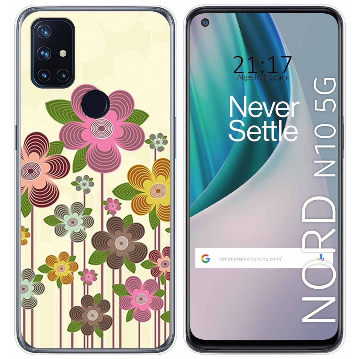 Funda Gel Tpu para Oneplus Nord N10 5G diseño Primavera En Flor Dibujos
