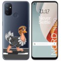 Funda Gel Transparente para Oneplus Nord N100 diseño Avestruz Dibujos