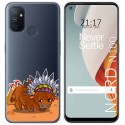 Funda Gel Transparente para Oneplus Nord N100 diseño Bufalo Dibujos