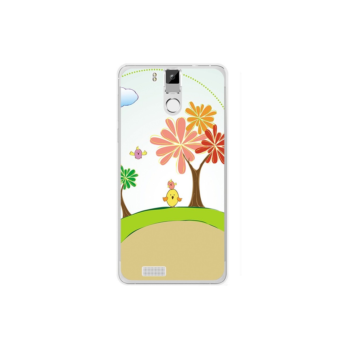 Funda Gel Tpu para Oukitel K6000 / K6000 Pro Diseño Primavera Dibujos