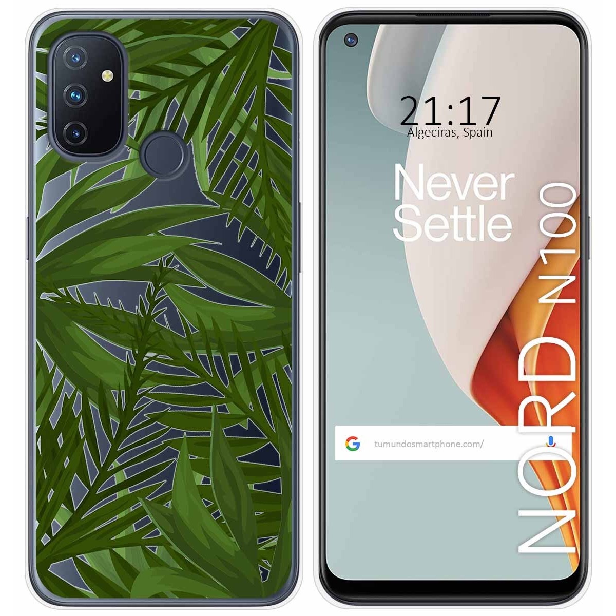 Funda Gel Transparente para Oneplus Nord N100 diseño Jungla Dibujos
