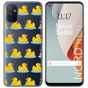 Funda Gel Transparente para Oneplus Nord N100 diseño Pato Dibujos
