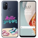 Funda Gel Transparente para Oneplus Nord N100 diseño Summer Dibujos