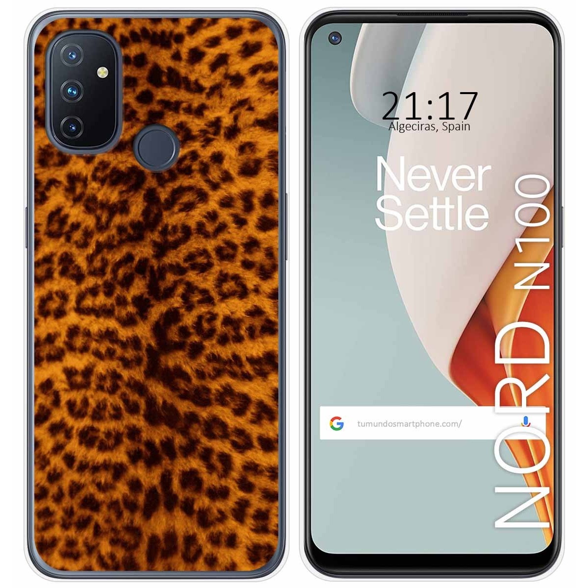 Funda Gel Tpu para Oneplus Nord N100 diseño Animal 03 Dibujos