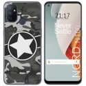 Funda Gel Tpu para Oneplus Nord N100 diseño Camuflaje 02 Dibujos