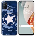 Funda Gel Tpu para Oneplus Nord N100 diseño Camuflaje 03 Dibujos