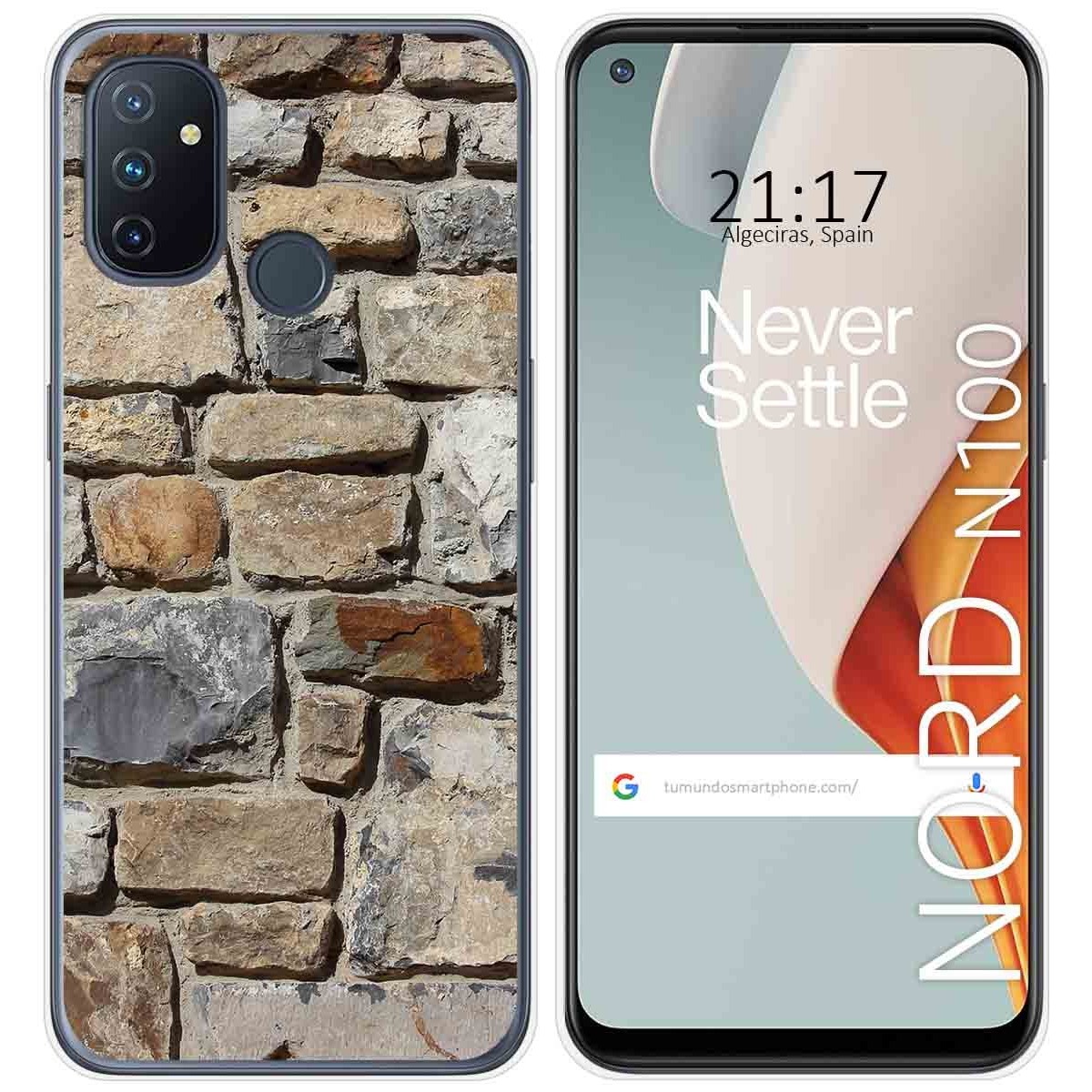 Funda Gel Tpu para Oneplus Nord N100 diseño Ladrillo 03 Dibujos