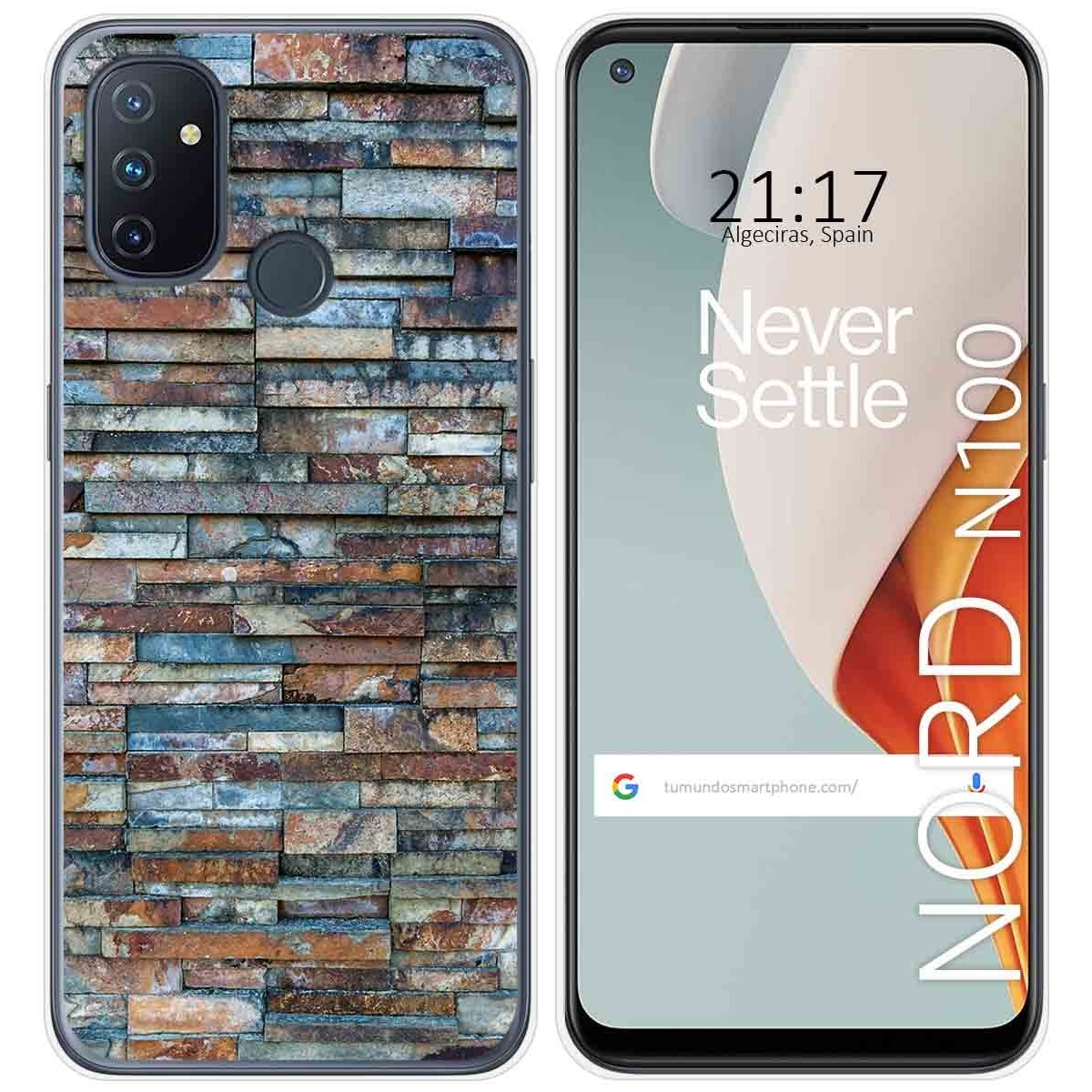Funda Gel Tpu para Oneplus Nord N100 diseño Ladrillo 05 Dibujos