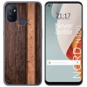 Funda Gel Tpu para Oneplus Nord N100 diseño Madera 05 Dibujos