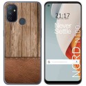 Funda Gel Tpu para Oneplus Nord N100 diseño Madera 09 Dibujos