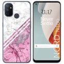 Funda Gel Tpu para Oneplus Nord N100 diseño Mármol 03 Dibujos