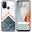Funda Gel Tpu para Oneplus Nord N100 diseño Mármol 05 Dibujos