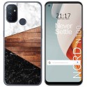 Funda Gel Tpu para Oneplus Nord N100 diseño Mármol 11 Dibujos