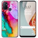 Funda Gel Tpu para Oneplus Nord N100 diseño Mármol 15 Dibujos