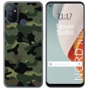 Funda Gel Tpu para Oneplus Nord N100 diseño Camuflaje Dibujos
