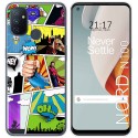 Funda Gel Tpu para Oneplus Nord N100 diseño Comic Dibujos