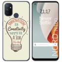 Funda Gel Tpu para Oneplus Nord N100 diseño Creativity Dibujos