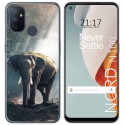 Funda Gel Tpu para Oneplus Nord N100 diseño Elefante Dibujos