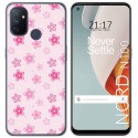 Funda Gel Tpu para Oneplus Nord N100 diseño Flores Dibujos