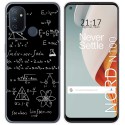 Funda Gel Tpu para Oneplus Nord N100 diseño Formulas Dibujos