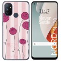 Funda Gel Tpu para Oneplus Nord N100 diseño Flores Vintage Dibujos