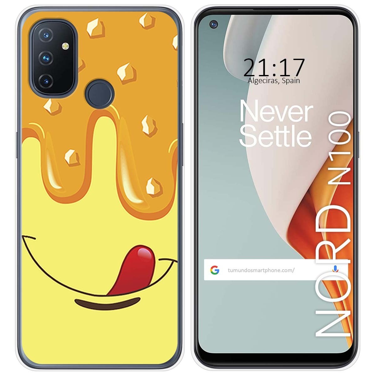 Funda Gel Tpu para Oneplus Nord N100 diseño Helado Vainilla Dibujos