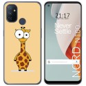 Funda Gel Tpu para Oneplus Nord N100 diseño Jirafa Dibujos