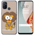 Funda Gel Tpu para Oneplus Nord N100 diseño Leon Dibujos