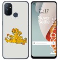 Funda Gel Tpu para Oneplus Nord N100 diseño Leones Dibujos
