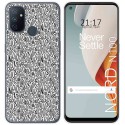 Funda Gel Tpu para Oneplus Nord N100 diseño Letras Dibujos