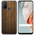Funda Gel Tpu para Oneplus Nord N100 diseño Madera Dibujos